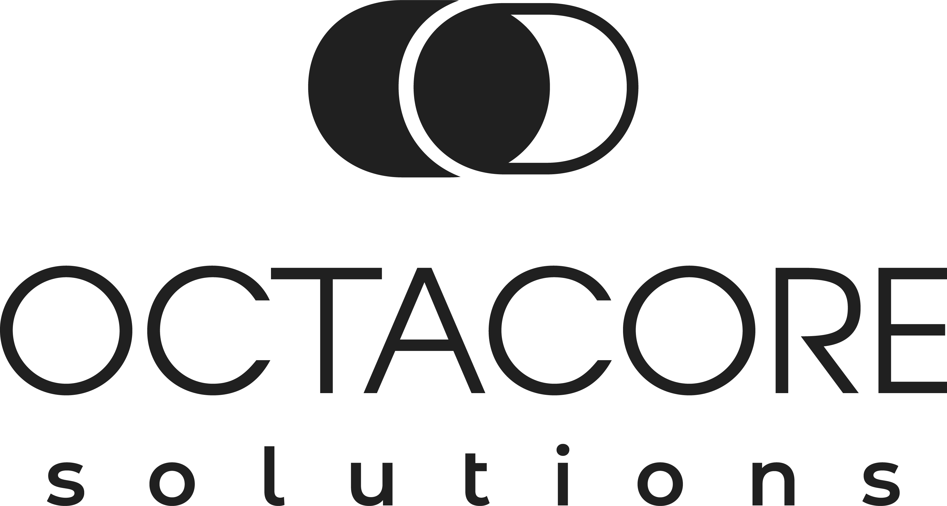 The logo of the company Octacore Solutions in brand color The logo of the company Octacore Solutions in brand color