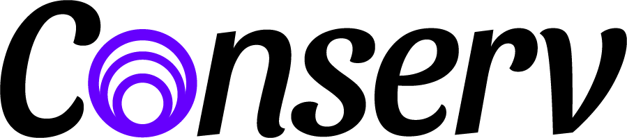 The logo of a company in the United States called Conserv.io