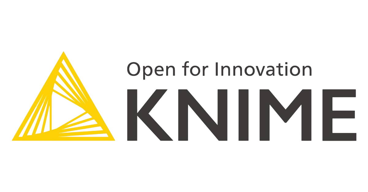 The logo of a company in Switzerland called KNIME