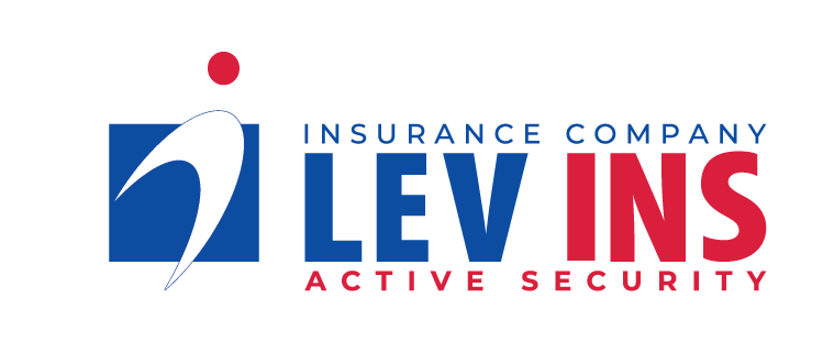 The logo of a company in Bulgaria called Lev Ins AD